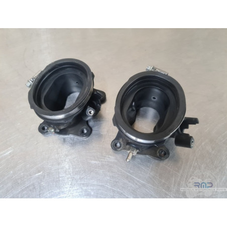Paire de pipe d'admission Ducati 1200 Diavel Dark 2015 à 2018 
