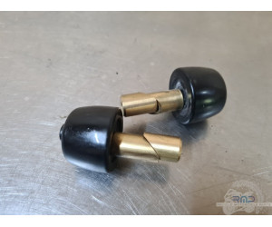 Paire d'embout de guidon Ducati 1200 Diavel Dark 2015 à 2018 