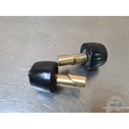 Paire d'embout de guidon Ducati 1200 Diavel Dark 2015 à 2018 