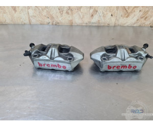 Paire d'etrier de frein avant Brembo M40 Ducati 1200 Diavel Dark 2015 à 2018 