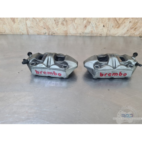 Paire d'etrier de frein avant Brembo M40 Ducati 1200 Diavel Dark 2015 à 2018 