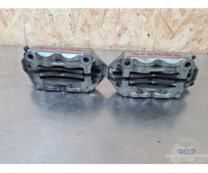 Paire d'etrier de frein avant Brembo M40 Ducati 1200 Diavel Dark 2015 à 2018 
