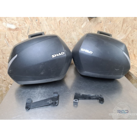 Paire de valise latéral avec support Ducati 1200 Diavel Dark 2015 à 2018 