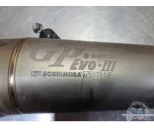 Silencieux d'échappement GP Suzuki 600 GSXR 2008 à 2010 
