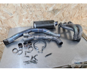 Ligne d'échappement complete Termignoni titane Triumph Daytona 675 2006 à 2008 