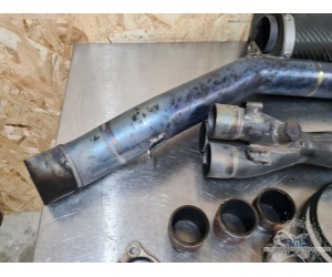 Ligne d'échappement complete Termignoni titane Triumph Daytona 675 2006 à 2008 