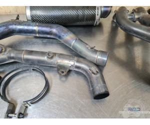 Ligne d'échappement complete Termignoni titane Triumph Daytona 675 2006 à 2008 