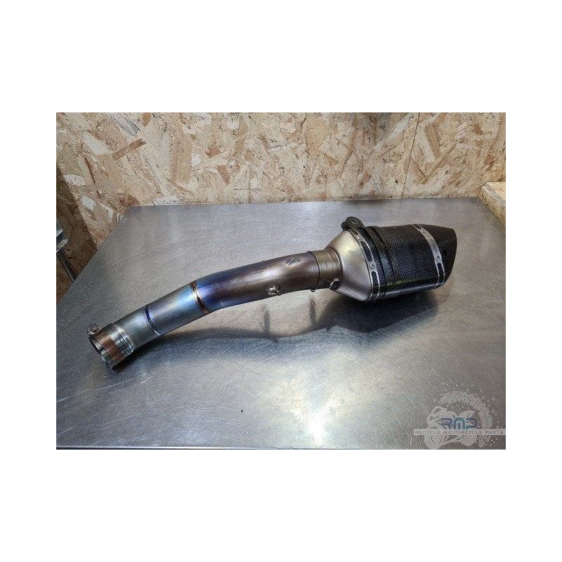 Silencieux akrapovic raccourcie Aprilia RSV4 2009 à 2014 