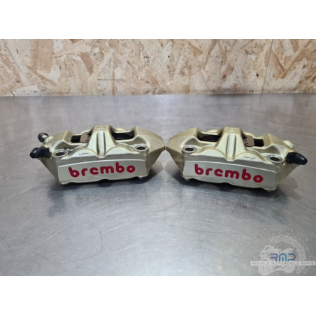 Paire d'étrier de frein avant Brembo M40 Aprilia RSV4 2009 à 2014 