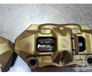 Paire d'étrier de frein avant Brembo M40 Aprilia RSV4 2009 à 2014 