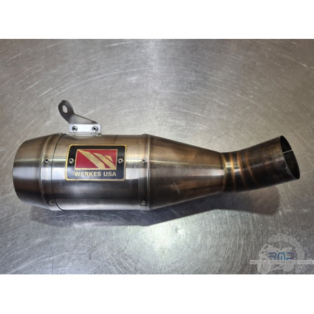 Silencieux d'échappement Werkes USA Aprilia RSV4 2009 à 2014 Yamaha YZF R6 5SL 2003 à 2005 