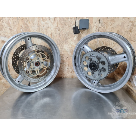 Paire de jantes Suzuki 650 SV N 1999 à 2002 