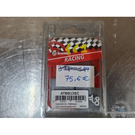 Plaquette de frein Brembo 07bb33sc Ducati S4R - 996 - 998 - 749 - 999 x2 Ducati 123 