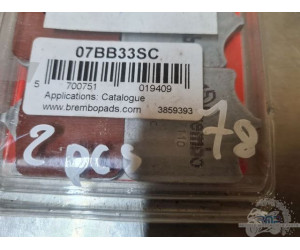 Plaquette de frein Brembo 07bb33sc Ducati S4R - 996 - 998 - 749 - 999 x2 Ducati 123 