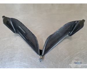 Enjolieur de tete de fourche carbone MV Agusta F4 1000 2010 à 2012 