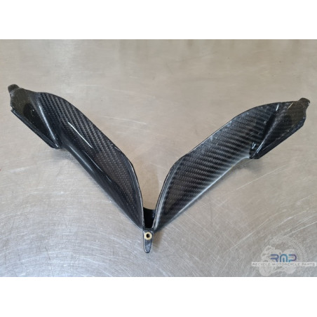 Enjolieur de tete de fourche carbone MV Agusta F4 1000 2010 à 2012 