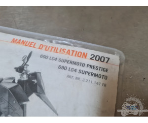 Livret d'utilisateur KTM 690 SM R 2007 à 2008 