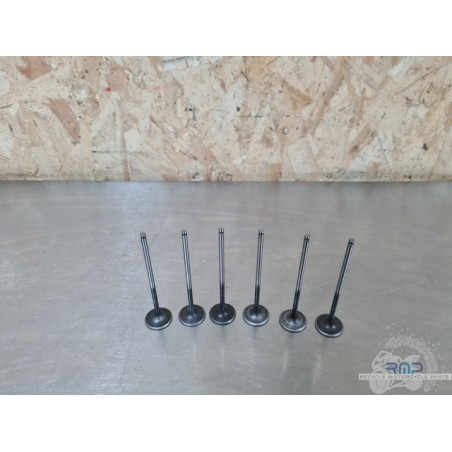 Kit de soupapes d'echappement titane Triumph 675 Daytona 2013 à 2016 Suzuki GSXR 1300 Hayabusa 2022 à 2025 