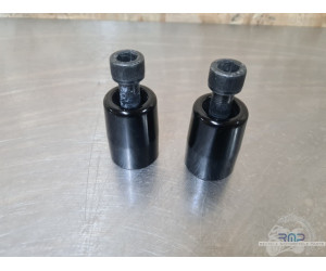 Paire d'embout de guidon Suzuki GSXR 1300 Hayabusa 2022 à 2025 
