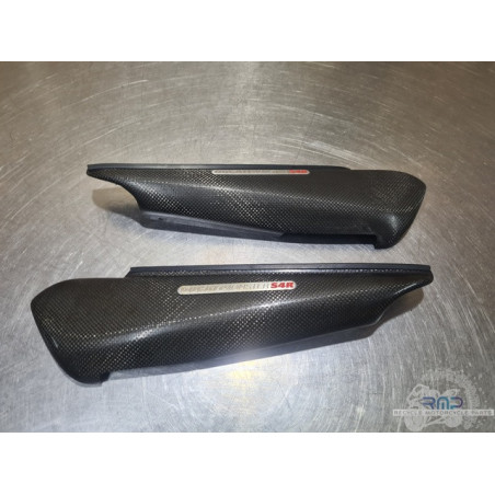 Paire de cache sous selle carbone Ducati Monster S4R 996 2003 à 2006 
