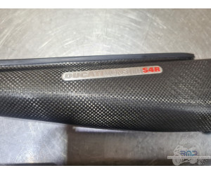 Paire de cache sous selle carbone Ducati Monster S4R 996 2003 à 2006 