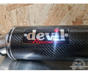 Silencieux d'échappement Devil carbone Honda 600 Hornet 2002 à 2004