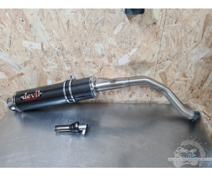 Silencieux d'échappement Devil carbone Honda 600 Hornet 2002 à 2004