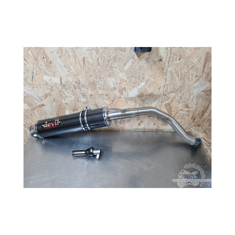 Silencieux d'échappement Devil carbone Honda 600 Hornet 2002 à 2004