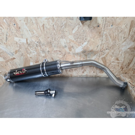 Silencieux d'échappement Devil carbone Honda 600 Hornet 2002 à 2004