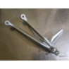 Platinum left passenger footrest 765 Street Triple RS 2017 to 2019