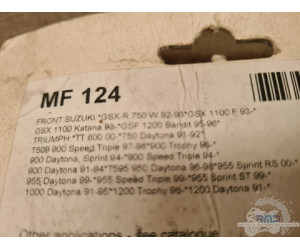 Paire de plaquette de frein Bendix MF124