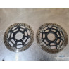 Paire de disques de frein avant Kawasaki Z 750 2007 à 2012 