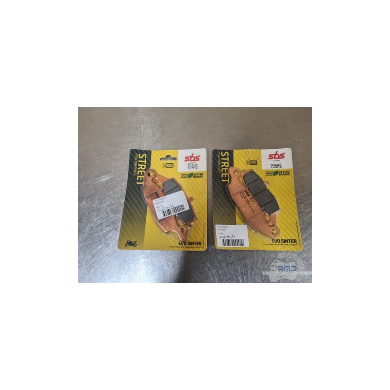 Paire de plaquette de frein avant SBS Suzuki SV 650 S 2003 à 2009 