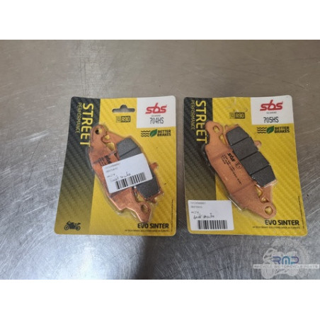Paire de plaquette de frein avant SBS Suzuki SV 650 S 2003 à 2009 