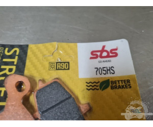 Paire de plaquette de frein avant SBS Suzuki SV 650 S 2003 à 2009 