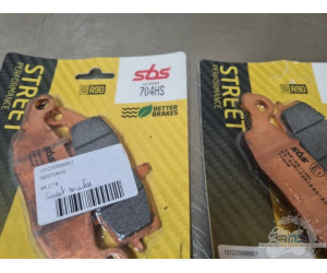 Paire de plaquette de frein avant SBS Suzuki SV 650 S 2003 à 2009 