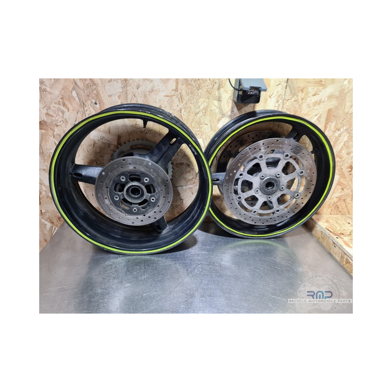 Paire de jantes Suzuki 600 GSXR 2001 à 2003 