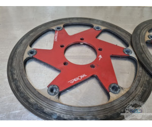 Paire de disque de frein Béringer Kawasaki ZX10R 2020 à 2025 Ducati Panigale 955 V2 2022 à 2024 