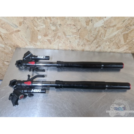 Pairedetube de fourche préssurisé HBR Kawasaki ZX10R 2020 à 2025 Ducati Panigale 955 V2 2022 à 2024 
